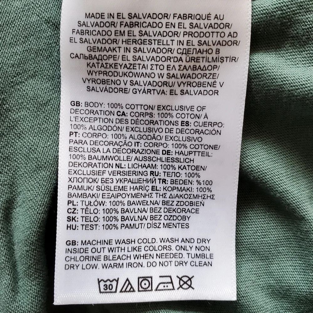 The North Face Green T-Shirt.  Size XXL